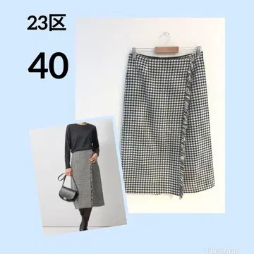 23구 [ 나카무라 안 착용 ] 프린지 랩 스커트 40