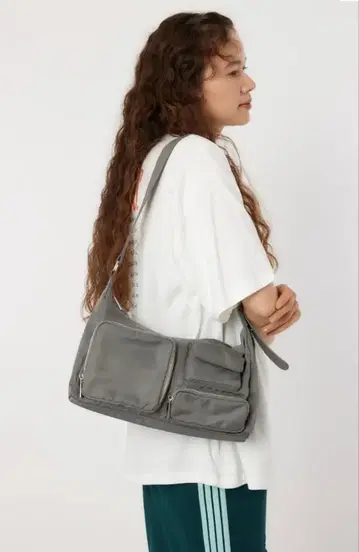 택 포함 새상품 로데오 크라운즈 와이드 보울 숄더백