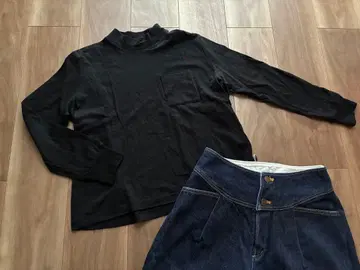 초특가 [ Lisette ] 하이넥 니트 블랙 38