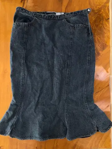 SPORTMAX CODE 다크 데님 스커트 38/40