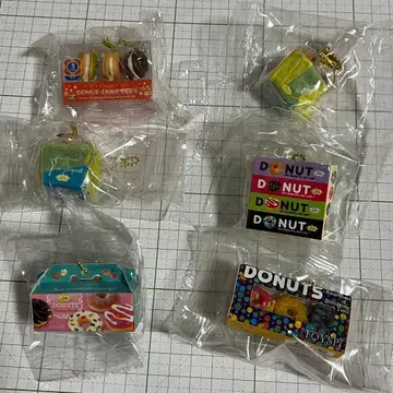 도넛 가챠 묶음 판매 6점