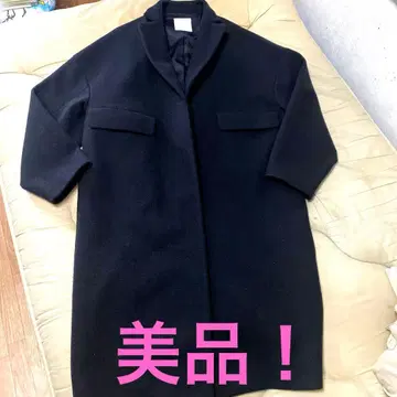 [ 새상품급 ] 여성용 롱 코트 S 사이즈. 블랙.