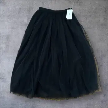 택 포함 Mila Oven 롱 볼륨 샤샤 스커트 미라 오웬