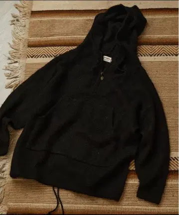 McGREGOR COLLECTION 모헤어 아노락 니트 후디