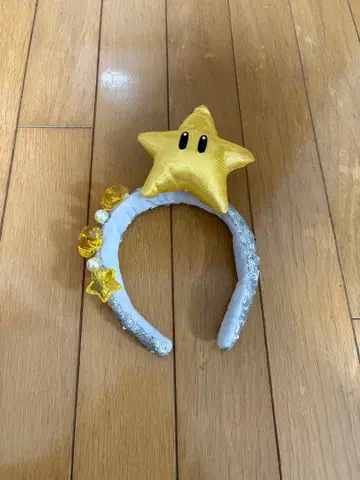 USJ 별 모양 머리띠 골드