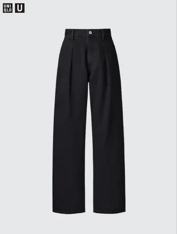 UNIQLO U 데님 턱 팬츠