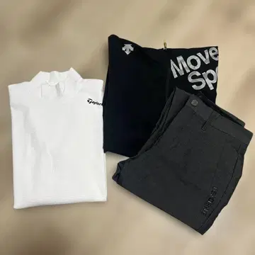 남성용 골프웨어 3점 SET DESCENTE TaylorMade