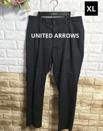 UNITED ARROWS 블랙 캐주얼 팬츠 XL 빅 사이즈