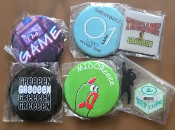 캔뱃지 세트 GReeeeN/GRe4N BOYZ 라이브 가챠