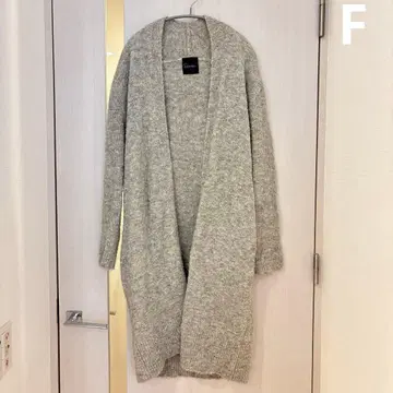 Rosso 니트 롱 가디건 알파카 프리 사이즈