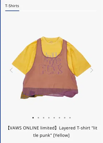 Vaundy 레이어드 티셔츠 리틀 펑크 VAWS