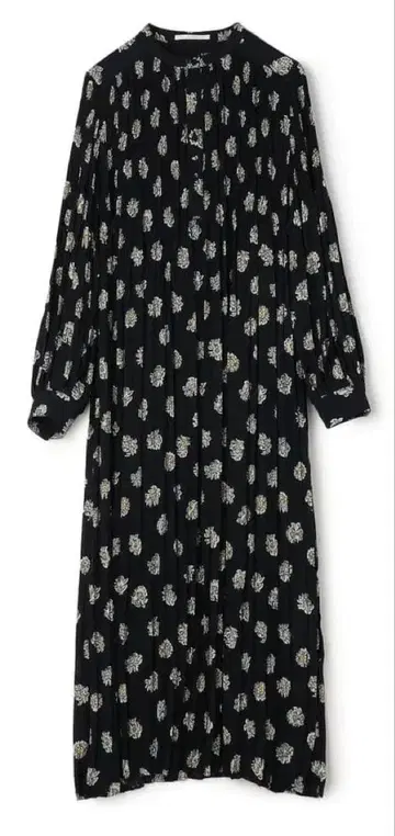 투모로우랜드 폴리에스테르 프린트 플리츠 원피스 블랙 36