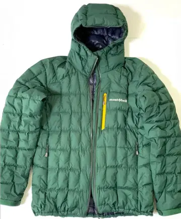 [ 새상품급 ] 몽벨 이그니스 다운 후드티 L 그린