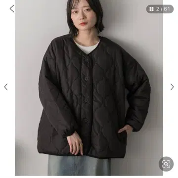 애드티에 ad thie 퀼팅 패딩 자켓 클래식 엘프