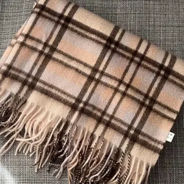 macocca 캐시미어 100% 체크 스톨