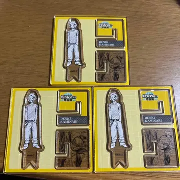 나의 히어로 아카데미아 아크릴X 피규어 컬렉션 가미나리 덴키 3개 세트