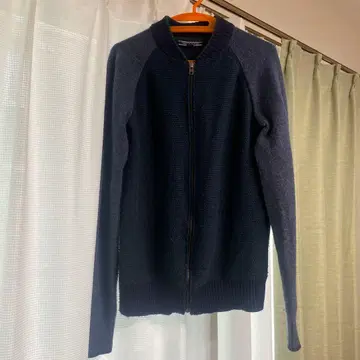 TOMMY HILFIGER 집업 니트 네이비/그린