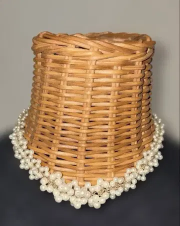 귀여워요!! 펄 장식 목걸이