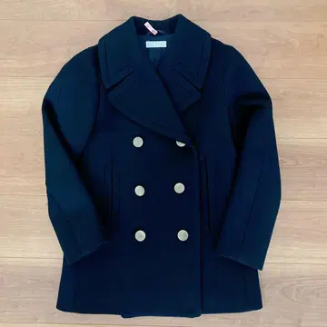 바니스 뉴욕 네이비 피 코트