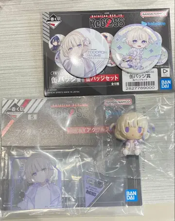 토도로키 하지메 ReGLOSS 제일복권 쵸코놋코 캔뱃지 아크릴 스탠드