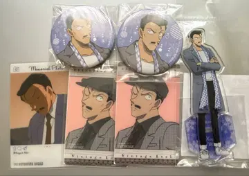 명탐정 코난 DC 유명한(모리 코고로) 아크릴 스탠드 카드 캔뱃지