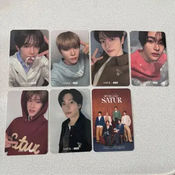 RIIZE 트레이딩 카드 7장 세트 SATUR