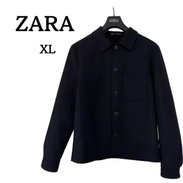 [ ZARA ] 울 블렌드 자켓 네이비 XL
