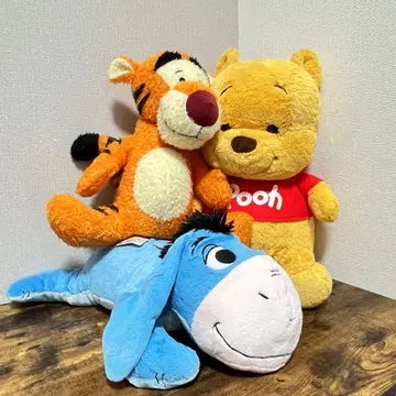 디즈니 봉제 인형 세트 푸우 티거 이요르
