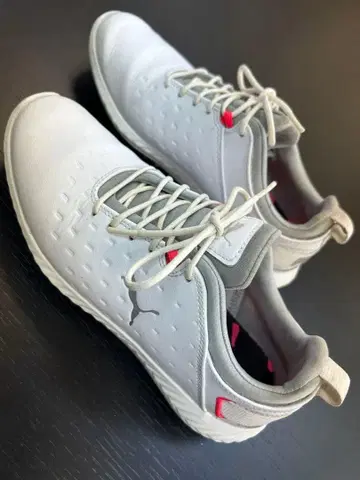 Puma 골프화 화이트/그레이/레드