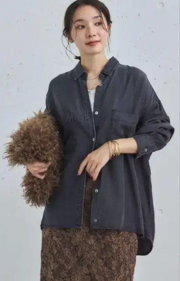 DOUX ARCHIVES 2way 데님 셔츠