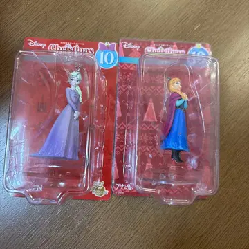 디즈니 크리스마스 오너먼트 2체 세트 안나와 엘사