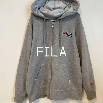 14 [ FILA ] 집업 후드티 로고 빅 루즈 구제 의류 젠더리스