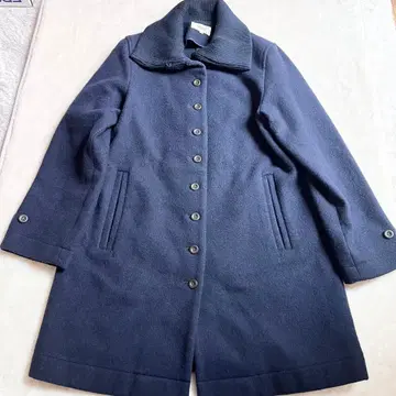 SM2 사만사 모스모스 빈티지 울 코트 네이비 M