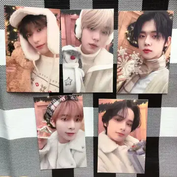 TXT SBS 가요제 한국 사전 녹화 공개 방송 트레이딩 카드 5장