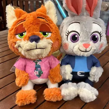 주토피아2 봉제 인형 백팩 2종 세트