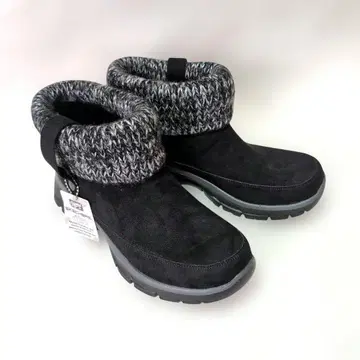 새상품급 [스케쳐스] 숏부츠 24.0 블랙 스웨이드