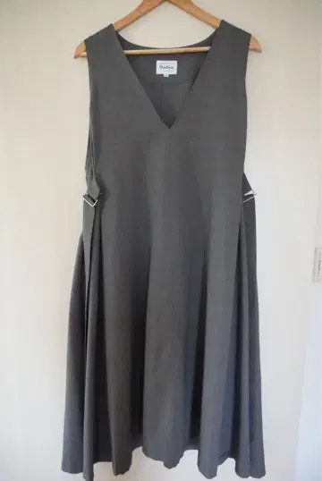 foufou 그레이 오버롤 스커트