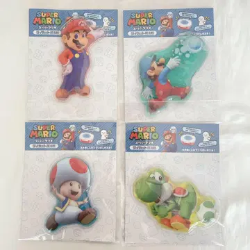 슈퍼 마리오 다이컷 보냉제 도시락 굿즈 4종 세트
