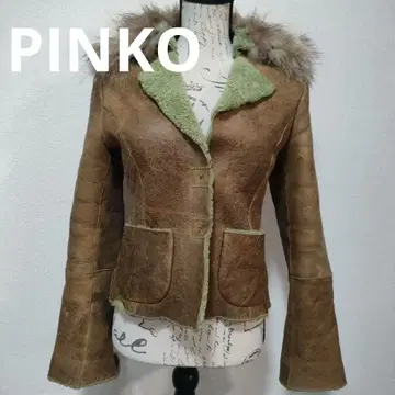 5 컨디션 최상 PINKO 핑코 가죽 자켓 무스탕