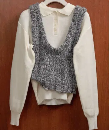 [ lawgy ] 심플 폴로 라프 니트 풀오버