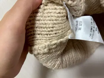 GRACE 코튼 반팔 니트 스웨터 사이즈 36