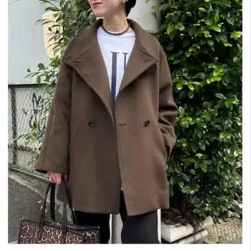 [새상품급] 저널 스탠다드 레사주 스탠드 숏코트 브라운