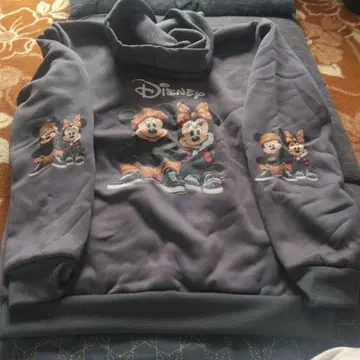 Disney 미키 미니 후드티 그레이