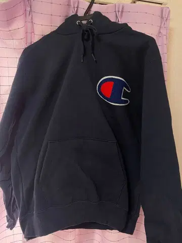 Champion 네이비 후드티 L 사이즈