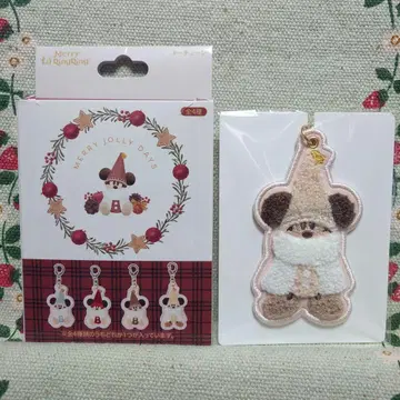 디즈니 릴린린 키체인 화이트 (베이지) 크리스마스 2025