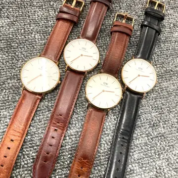 DW 다니엘 웰링턴 36mm 4세트 새상품 배터리 교체 완료