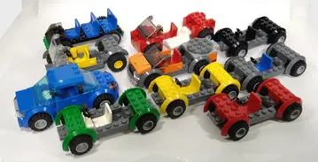 레고 자동차 10대 탈것 부품 타이어 휠 의자 핸들 묶음 판매