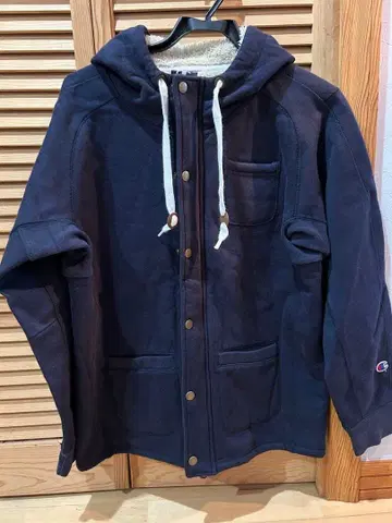 Champion 플리스 라이닝 자켓 네이비