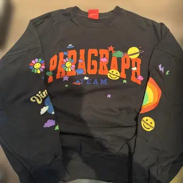PARAGRAPH TEAM 블랙 맨투맨