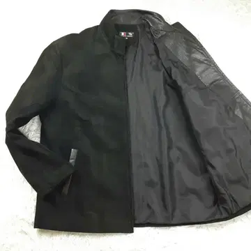 레어 5L 사이즈 ITALY MODE 이탈리아 모드 가죽 자켓 블랙